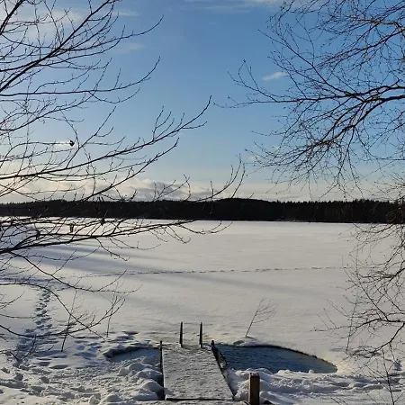 Lakeside With Hole In The Ice Kangasniemi